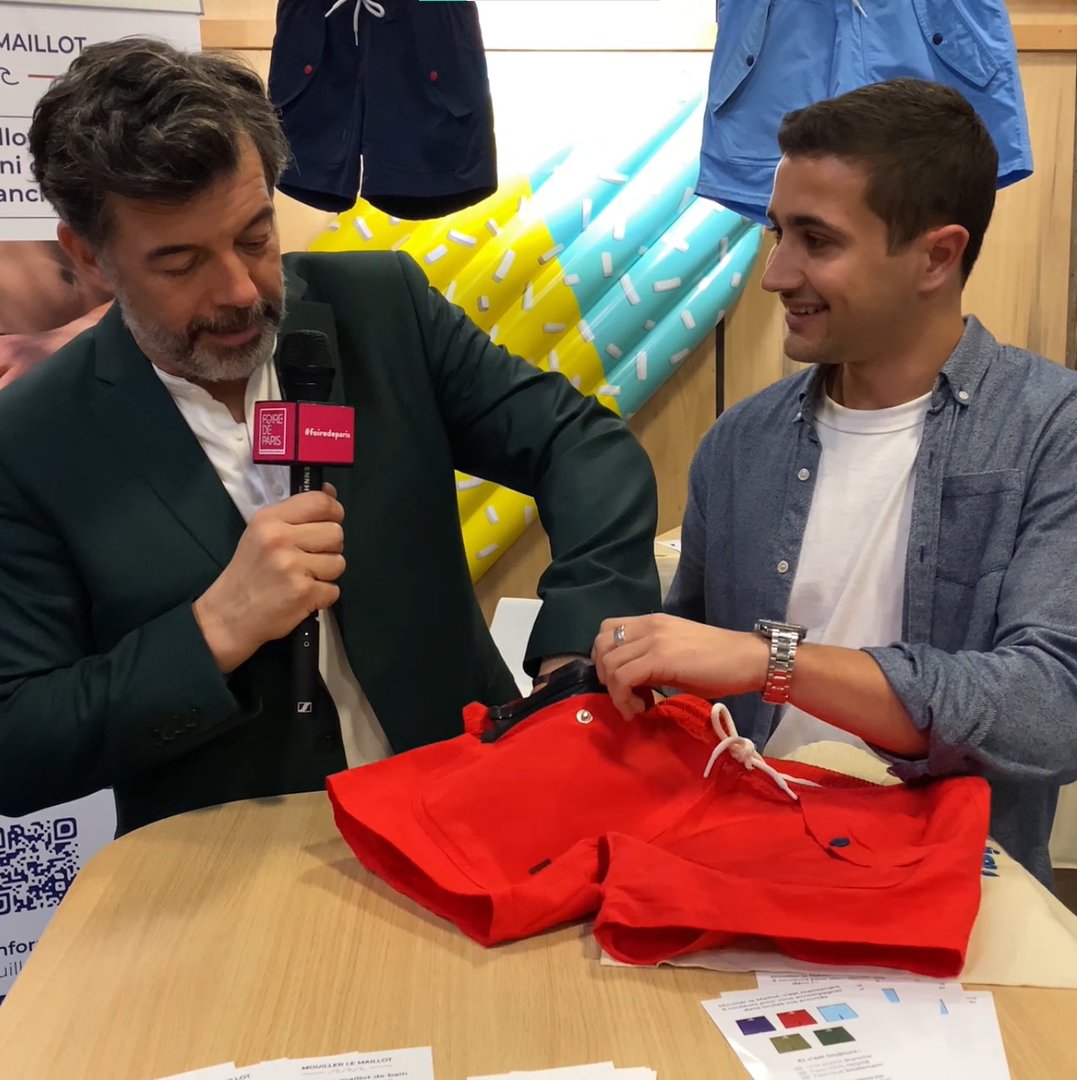 Notre ambassadeur Stéphane Plaza est parti à la découverte des exposants de #FoireDeParis ! 🚶

👉 C'est au tour de <a href="/mlm_fr/">Mouiller le Maillot</a>, le short de bain nouvelle génération avec poche 100% étanche ! 🌊

🎥 bit.ly/3FqUsI4