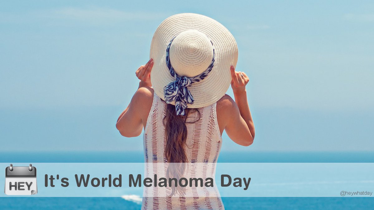 It's World Melanoma Day! 
#WorldMelanomaDay #MelanomaDay #Hats