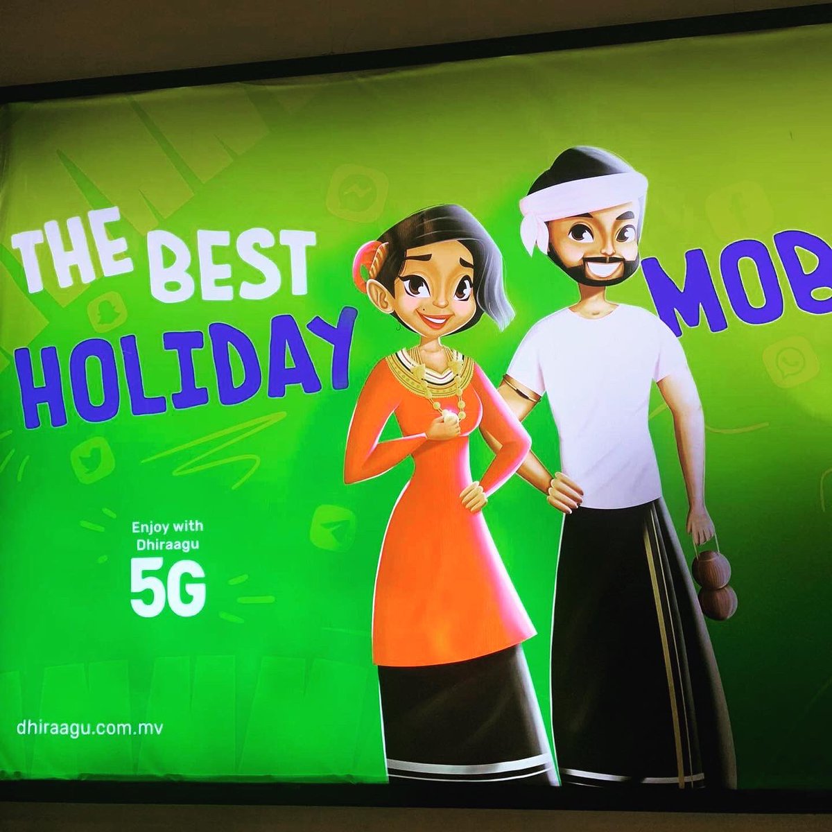 2020
Had the pleasure of creating these characters for Dhiraagu airport billboards. 

Agency: <a href="/thinkadv/">Think Advertising</a> 
Client: <a href="/Dhiraagu/">Dhiraagu</a> 
.
.
#lahustrations #procreate #dhiraagu