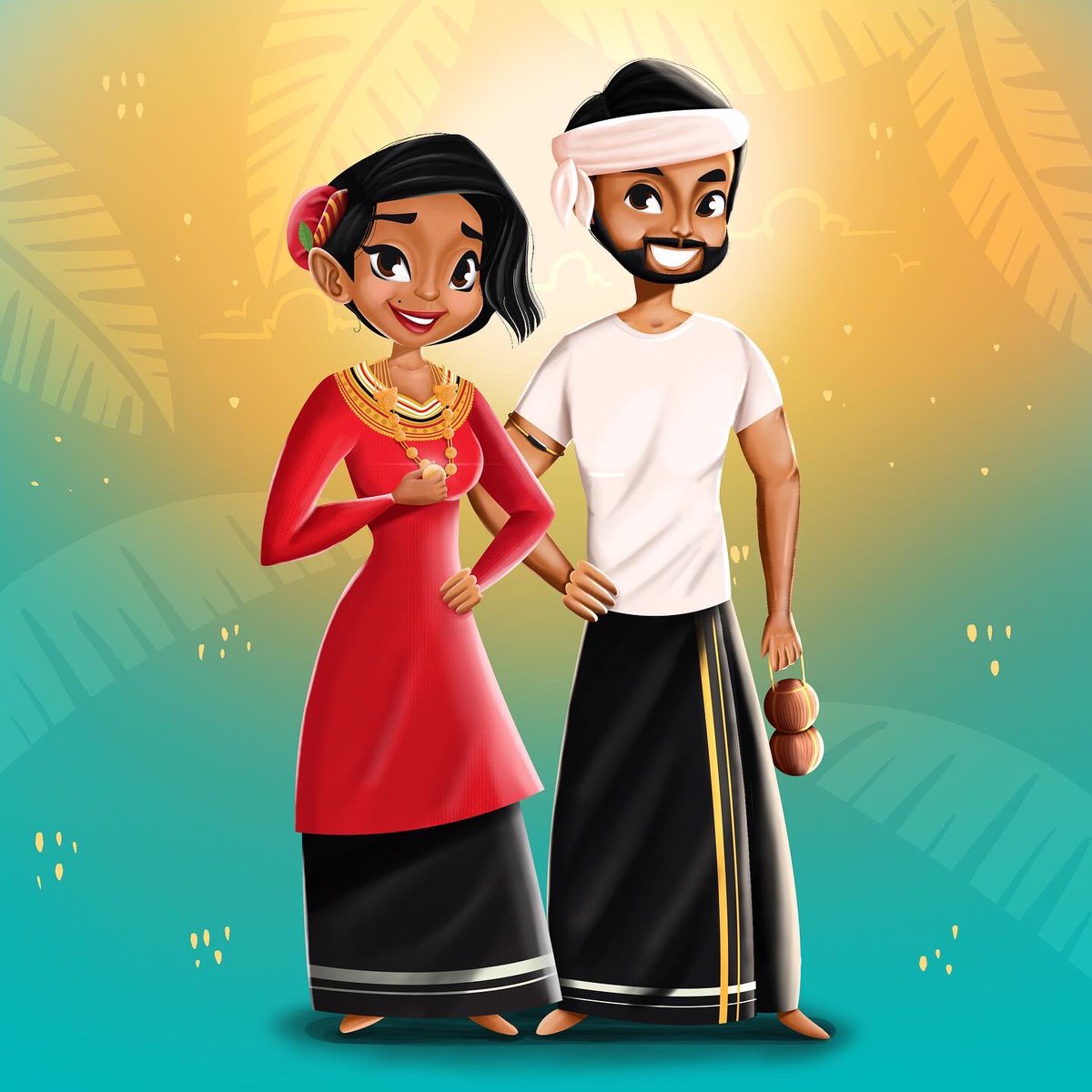 Lahustrations's tweet photo. 2020
Had the pleasure of creating these characters for Dhiraagu airport billboards. 

Agency: @thinkadv 
Client: @Dhiraagu 
.
.
#lahustrations #procreate #dhiraagu https://t.co/oikWRVK2S6