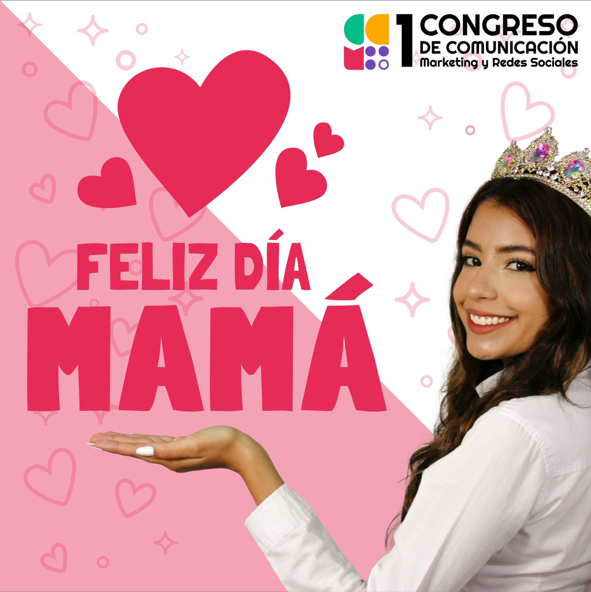 congresorrss22's tweet photo. #May08 Te deseamos un Feliz día de parte de todos los que preparamos el Congreso de Comunicación, Marketing Digital y Redes Sociales. Mérida 2022

👉🏻 No te pierdas esta oportunidad de formarte en este apasionante campo. 📲💻

Síguenos
Instagram: @congresocomunicacional2022 https://t.co/STsgkFWxec