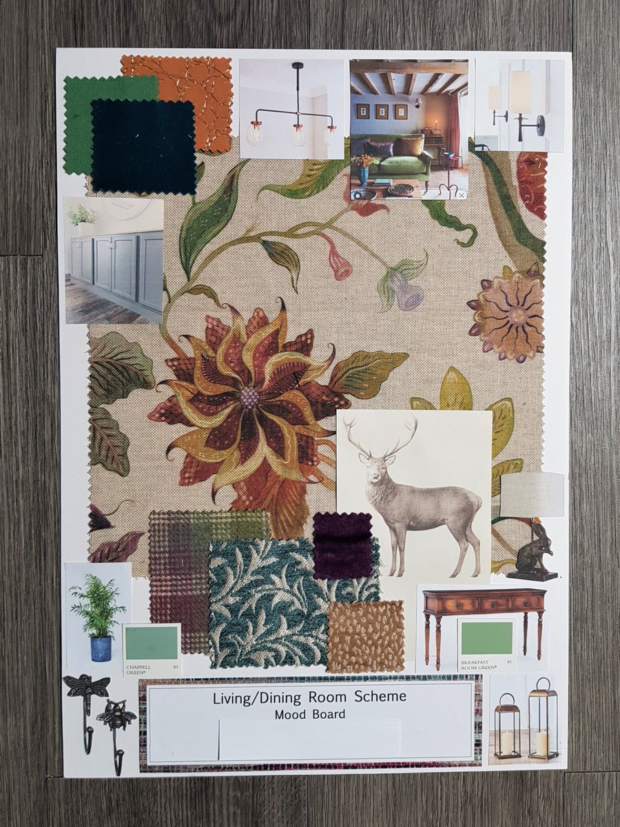 Recently produced mood board for a lovely customer who owns an incredibly characterful #periodcottage in #Adlington. The brief was to create a #vibrant scheme based on #traditional styling &amp; inspired by #nature. #interiors #interiordesign #Lancashire #periodproperty #periodhomes