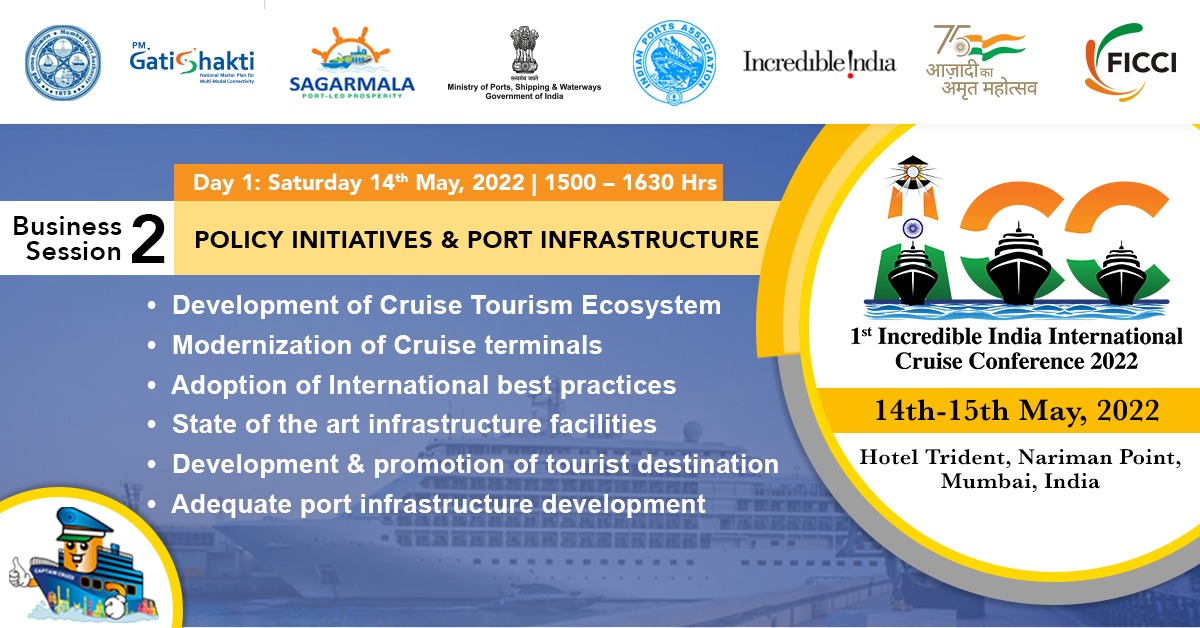iiicc2022's tweet photo. Development of the Indian Cruise Tourism ecosystem will largely depend on supportive policy frameworks &amp; modernisation of port infra.

Join us for an insightful session on policy initiatives to promote #cruise #tourism at #IIICC2022.

Register at: https://t.co/jZrj1o0Mk2 https://t.co/a4GGlTkkrj