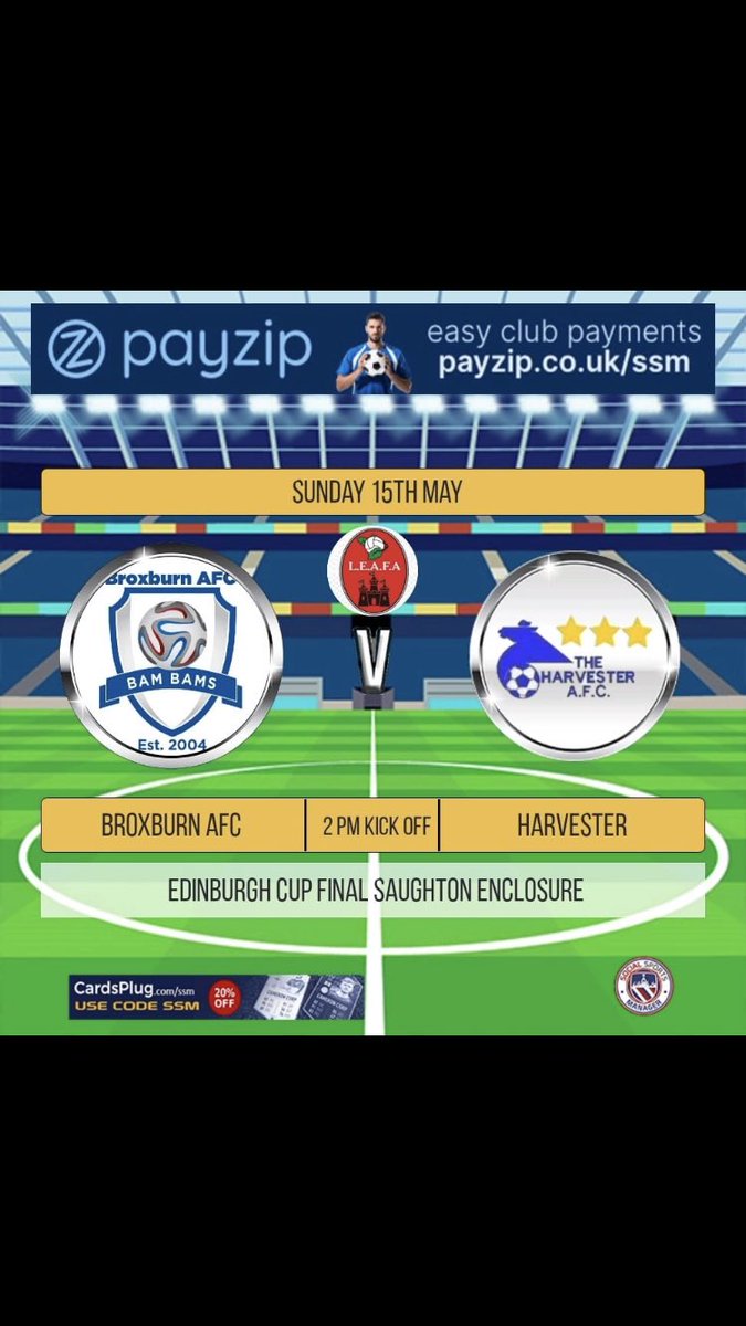 Final this Sunday vs Harvester 

Come along support the boys⚽️