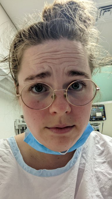 😩 I'm sick of being sick.   At least being back in emergency is good exposure therapy for the Acute Stress<a href="/tag/3dprinting"class="tags"><span>#3dprinting</span></a>