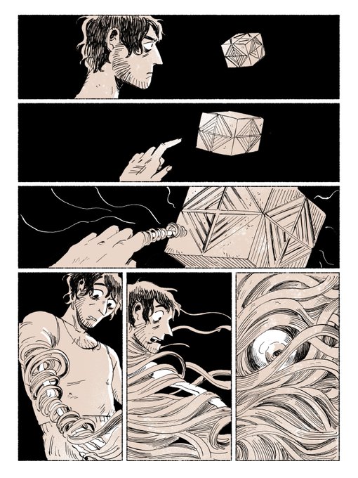 #webcomicday Hey there, I make Kingfisher, a occult mystery webcomic set in the 1920s. It's about an amateur scholar and his roommate/bodyguard try to unravel the strange mysteries of the Kingfisher Box. 