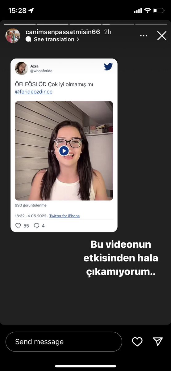 whosferide's tweet photo. LAÖMSSÖ Feride benim editimden çıkamıyormuş 😸😸👍🏽 https://t.co/kGjW5VA75M