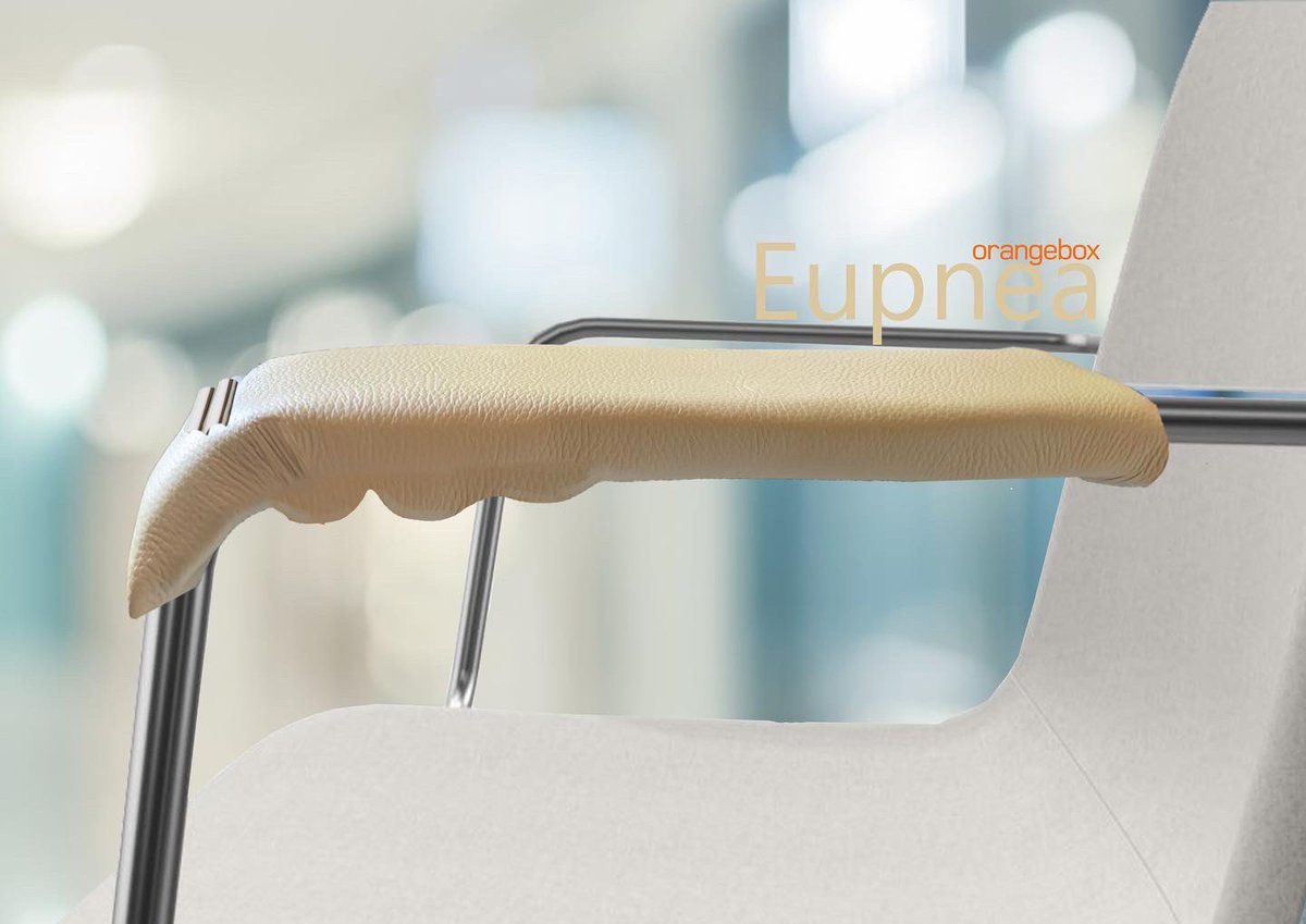 ixzy28's tweet photo. Eupnea - “the state of normal, good and healthy breathing.” Brief was to make a product to help encourage workers back into the office after covid-19. Eupnea is a detachable fidget arm accessory that helps reduce anxiety, relieve muscle tension and improve focus. @TrentUni https://t.co/sAeGzpTNox