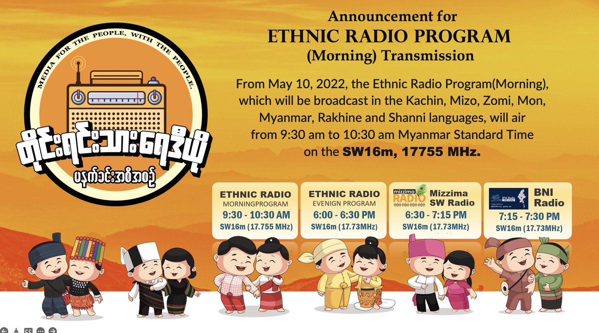 sm_mizzima's tweet photo. Ethnic Radio Program# https://t.co/uIpvX4kILr