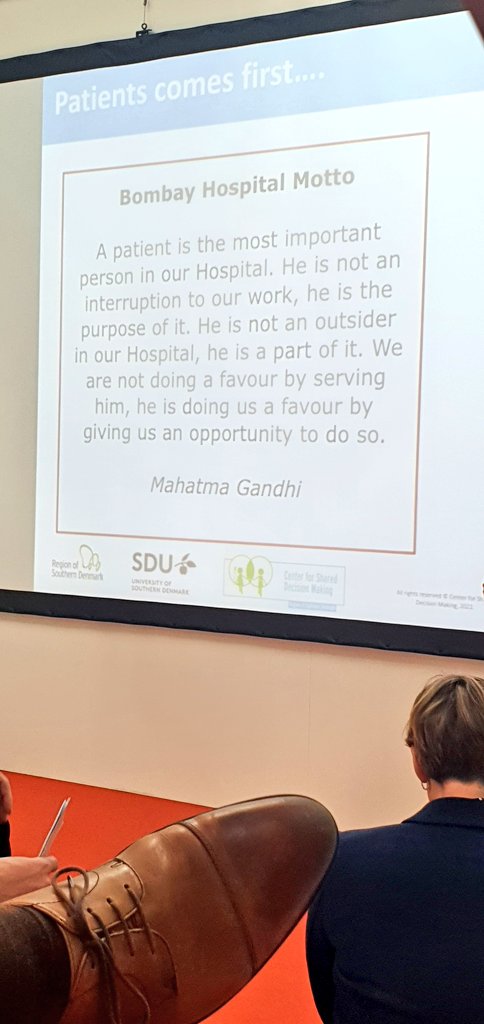 Shared decision making a critical element in the oncological managment process. How do we support patients through the process? #decisionaid #ESTRO2022