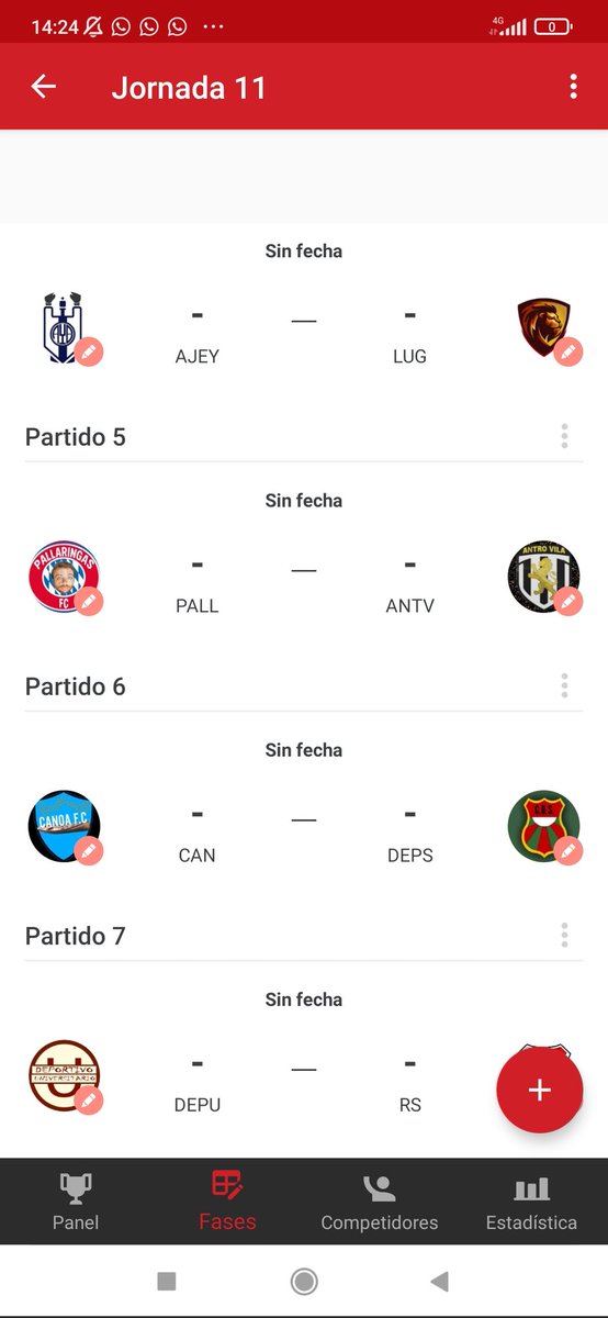 LigaIESLA's tweet photo. HOY HAY JORNADA!

JORNADA 11

Hoy acaba la jornada 11 de la #LigaIESLA

@AjedrezBoxeoDLP VS @lug_fc
@PallaringasFC VS @antrovilafc
@CanoaFC_ VS @depSplin
@DUFC_Oficial VS @CARiverSplinter

@chirin_splinter @KipstaFalopa https://t.co/ESGUNZ6FB2