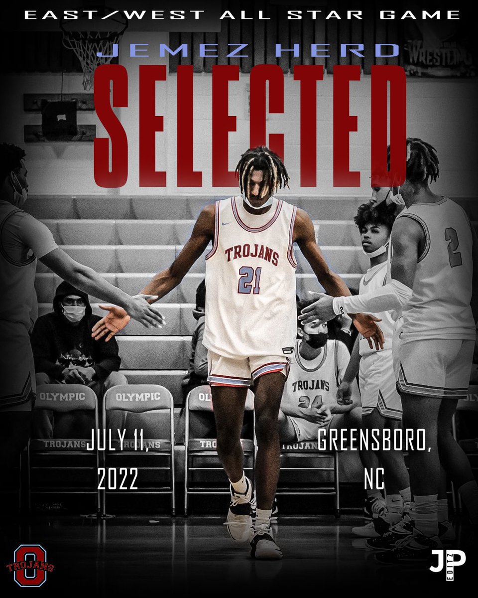 OlympicTrojans's tweet photo. Congratulations to Men’s Basketball Senior Jemez Herd @JemezJr for being selected to play in the @NCCoachesAssn East/West All Star Game in Greensboro, NC 
📸: @feared_flics 
✍️: JP Editz
#thetakeOver #TrojanSoldier #MadeofSteele #WeTheSouthside https://t.co/PF8pTMgofS