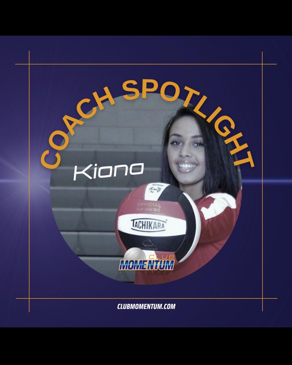 ClubMomentum's tweet photo. Coach Kiana! She’s a rockstar! https://t.co/V0bNTwwvNb