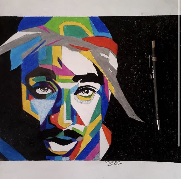 اللوحة دي للبيع مقاس A4 بي 7000شاملة الاطار