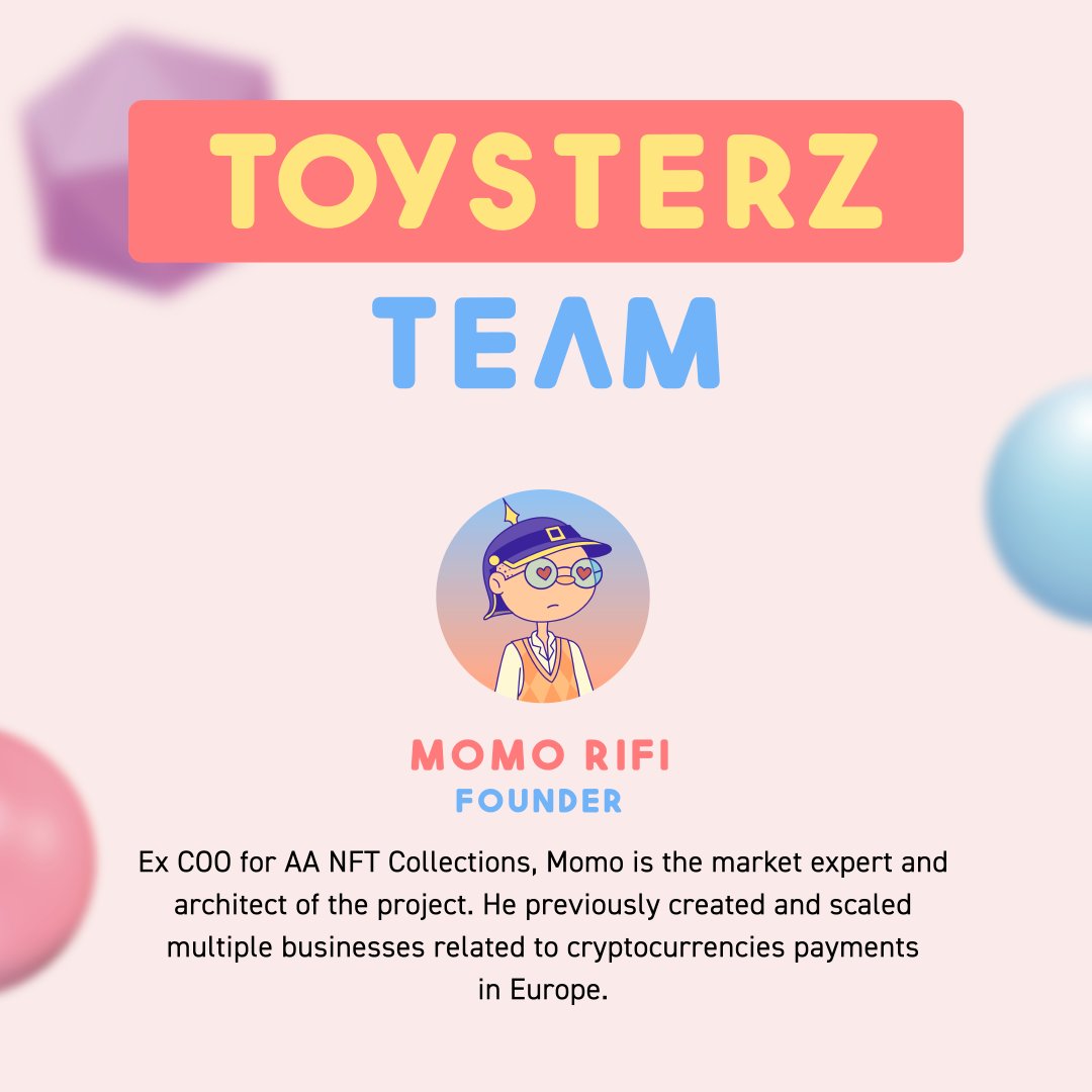 wearetoysterz's tweet photo. 💥TOYSTERZ TEAM💥
Meet Momo; the Founder!
@momo__rifi 
https://t.co/D9jiIVIw4b https://t.co/VpFKkdOCU4