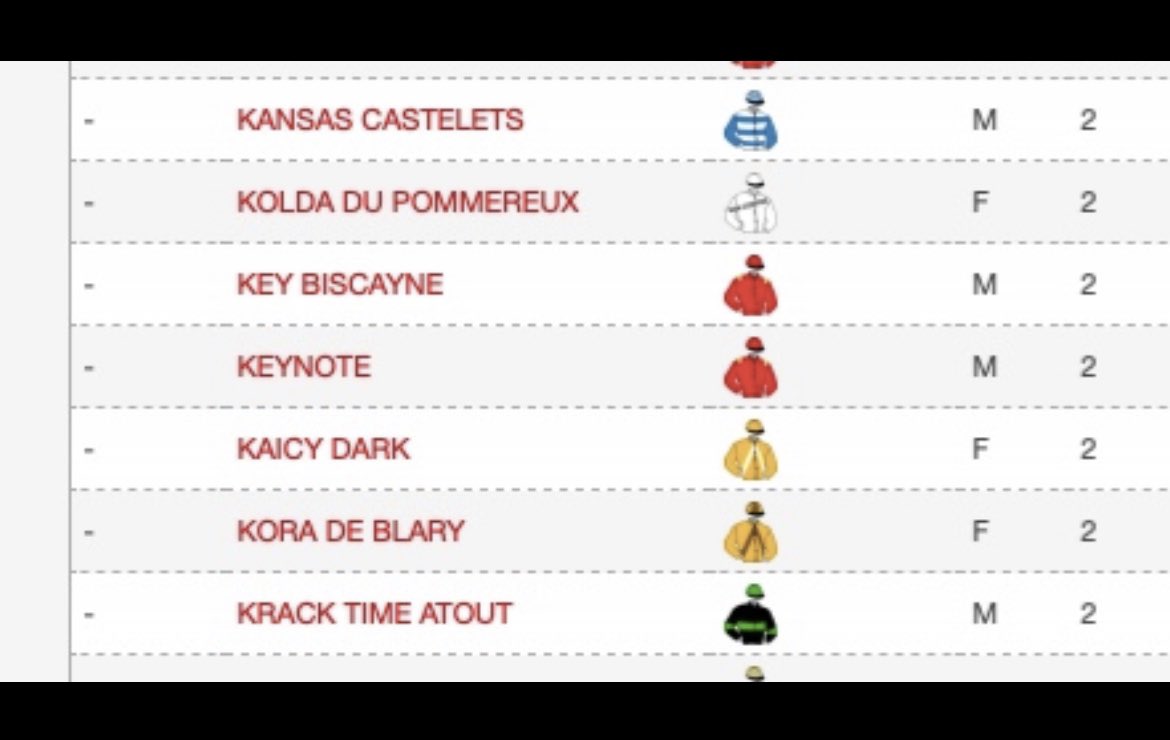 Face Time Bourbon 🐴 (@facetimebourbon) on Twitter photo 🤩Voici les prochains candidats aux qualifications Mercredi à Caen ❕
➡️ m.letrot.com/fr/qualificati…
🤞🏻
#trot
<a href="/BivansScuderia/">Scuderia Bivans</a> <a href="/antoniosomma8/">Antonio Somma</a> 🤩Voici les prochains candidats aux qualifications Mercredi à Caen ❕
➡️ m.letrot.com/fr/qualificati…
🤞🏻
#trot
<a href="/BivansScuderia/">Scuderia Bivans</a> <a href="/antoniosomma8/">Antonio Somma</a>