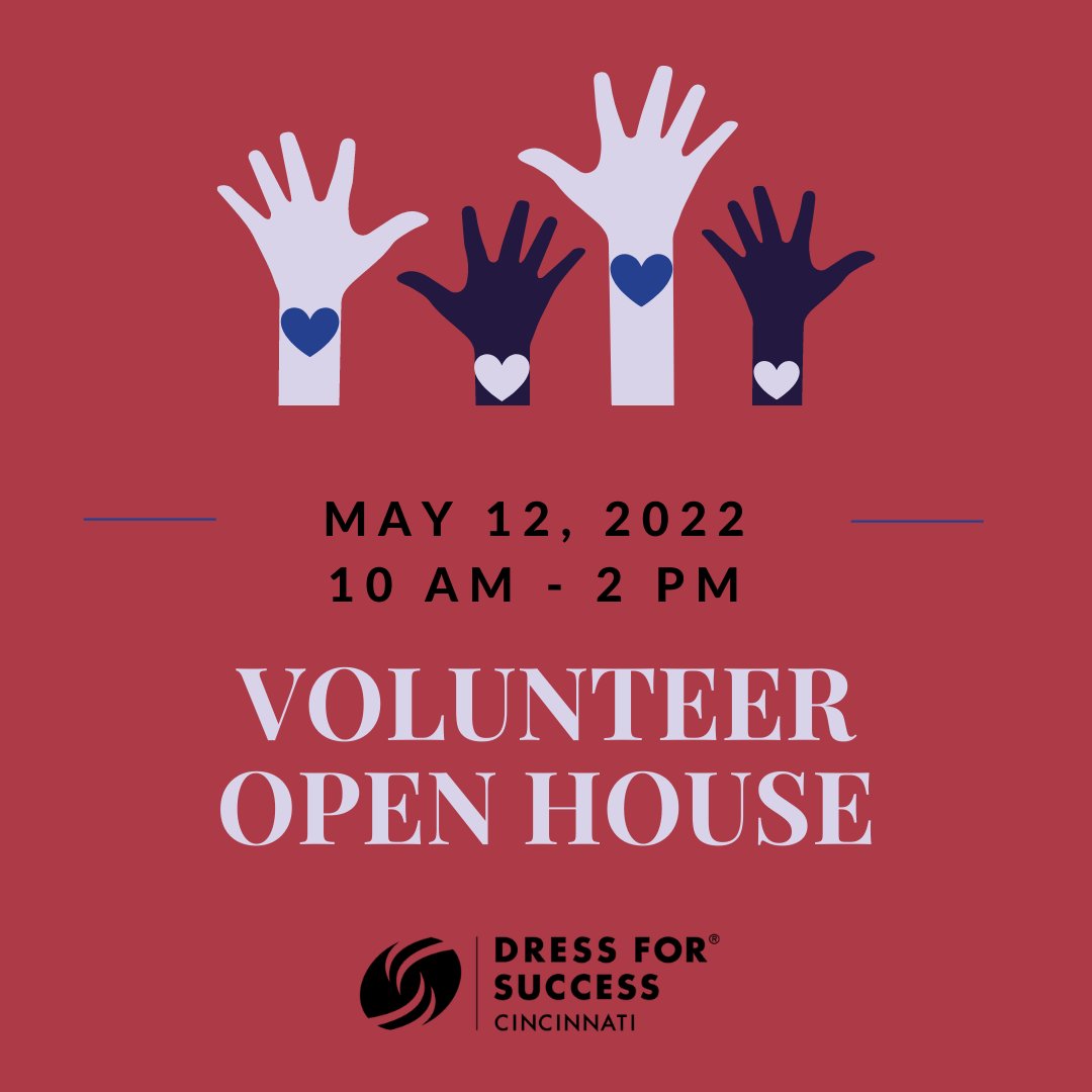 DFSCincy's tweet photo. Join us for our Volunteer Open House this Thursday, May 12 from 10-2.  Stop by our office to meet with Volunteer Manager Courtney Shannon and learn all the ways you can get involved at DFSC. Contact Courtney at cshannon@dfscincy.org to RSVP. #DFSC #Volunteer https://t.co/5dA9O6icoP