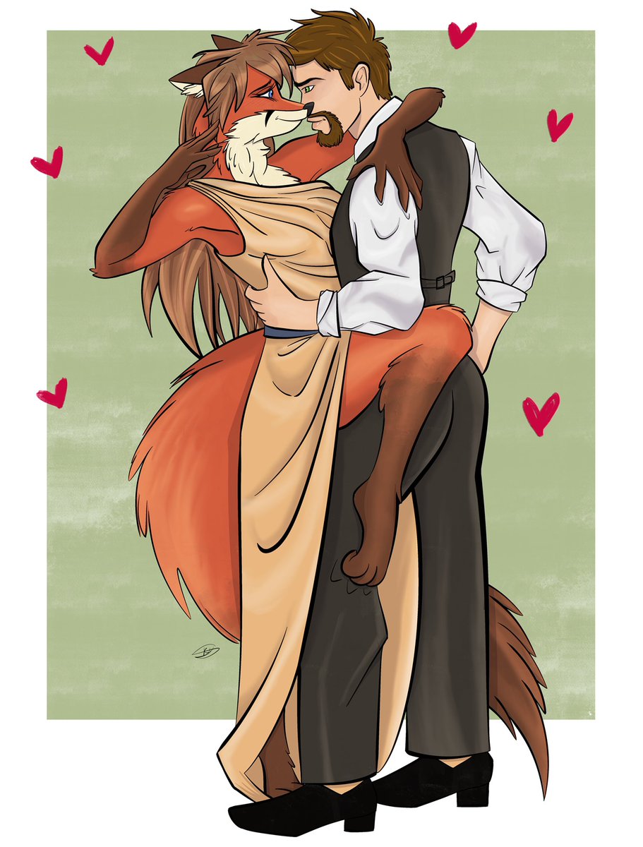 thefrench_kitty's tweet photo. Hi guys ❤️
Today I wanted to share with u the arts I recently did for my comms

The first is a lioness called Amelia (or Amy) asked by @AdriCureuil 

The second represents @Hanaway_Arts and his lovely vixen Mollie ❤️

If you are interested, my commissions are still open ~ https://t.co/FxUtdcrnQ8