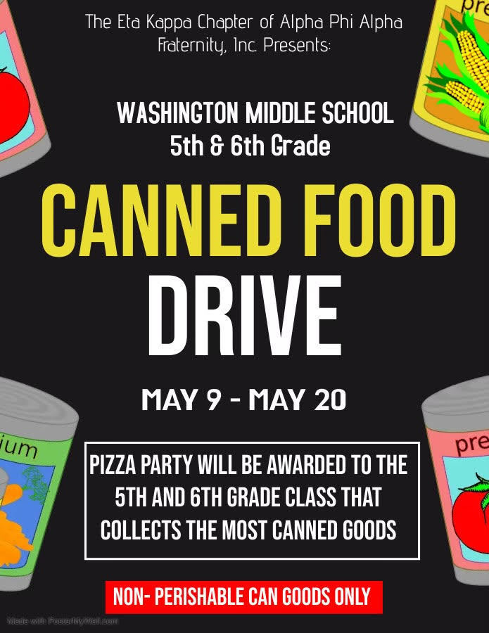 WMSSteamAcademy's tweet photo. Canned Food Drive https://t.co/OlaEAqiERC