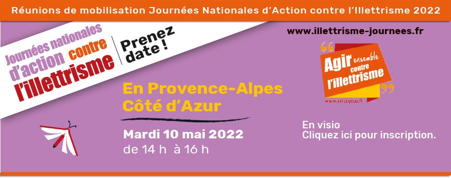 DocenstockF's tweet photo. Venez préparer les journées nationales d'Action contre l'Illettrisme dans notre région mardi 10 mai de 14h à 16h!
https://t.co/Ne3PSci85r @ANLCI_Lyon @Prefet13  @MaRegionSud #illettrisme #JNAI https://t.co/4ndrDLalXq