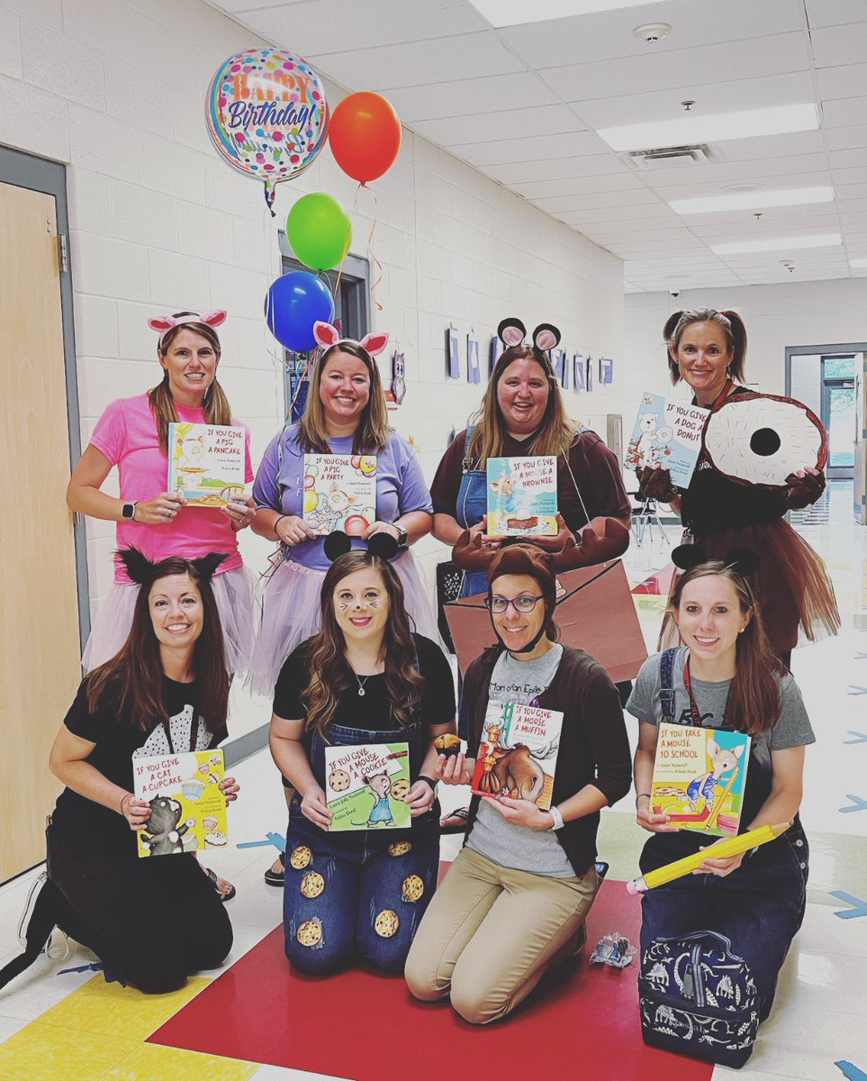 If you give….Kindergarten teachers going around reading to our classes! #creeklife #dreambig