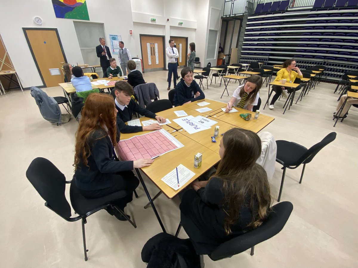 HolyRoodRCHigh's tweet photo. Fantastic afternoon had with our a cluster primary pupils looking at shared values amongst our schools.
These events help build a #SchoolCommunity which everyone feels part of and valued within.
Lots of great points to consider from the #PupilVoice
#ClusterSchools โญ๏ธ https://t.co/QpBbV8a8YN
