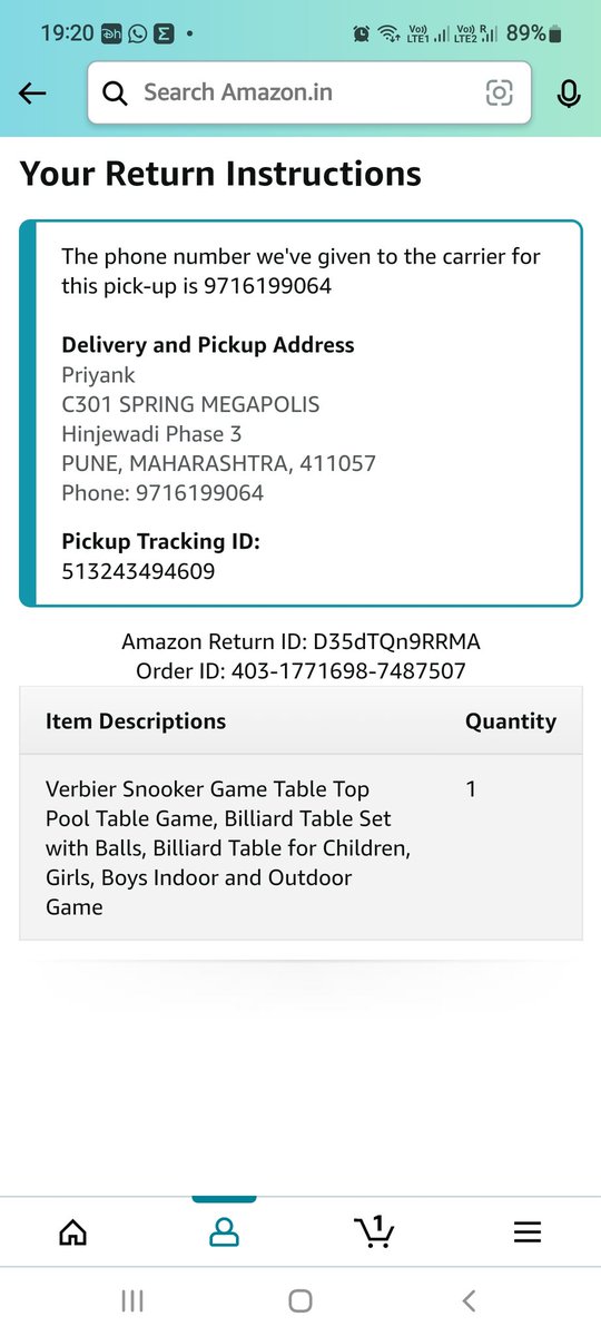 mepriyankdubey's tweet photo. @amazonIN  it's been 3 weeks i have requested a pickup as u have delivered a useless n broken shipment ,i have called 100 times n chatted a million times ,but pick up not done , it's worst of services, shameless customer service https://t.co/jAozhidOX1