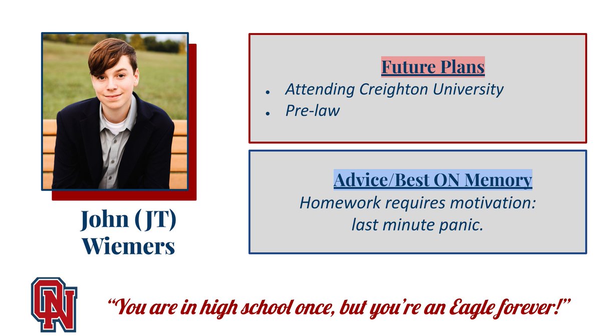 So proud of you, John! Keep on continuing to shine! #ONClassOf2022