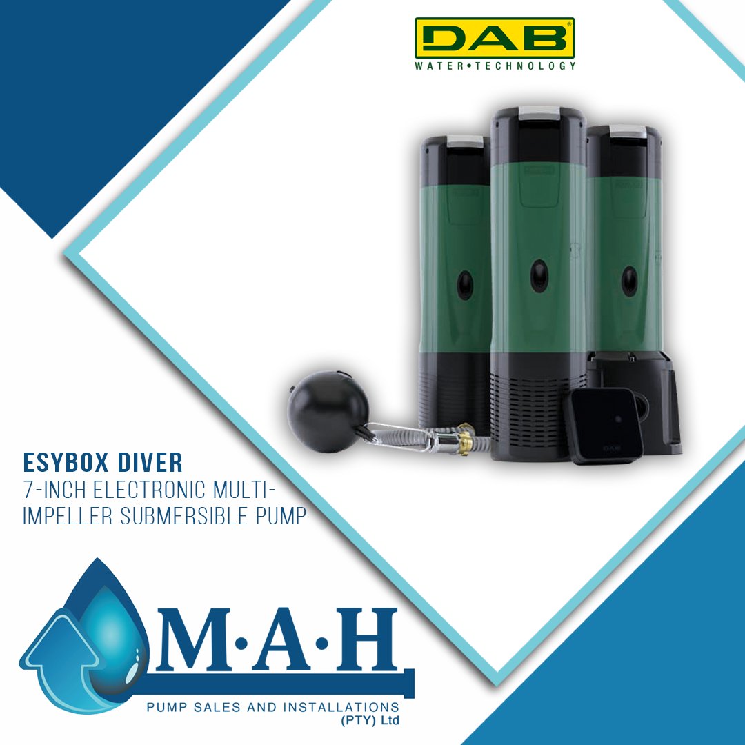 MahPump's tweet photo. Technology + connectivity: The crossover of submersible pumps 👌

☎️ +2711 396 1000
🌐 https://t.co/dTwDhSq965 
📌 Kempton Park

#SubmersiblePump #DAB #Pumps #Water #WaterPumps #WaterTanks #PumpSales #PumpInstallations #PumpMaintenance #ServiceCentre #PumpRepair #MAH https://t.co/0pMBP3X5yf