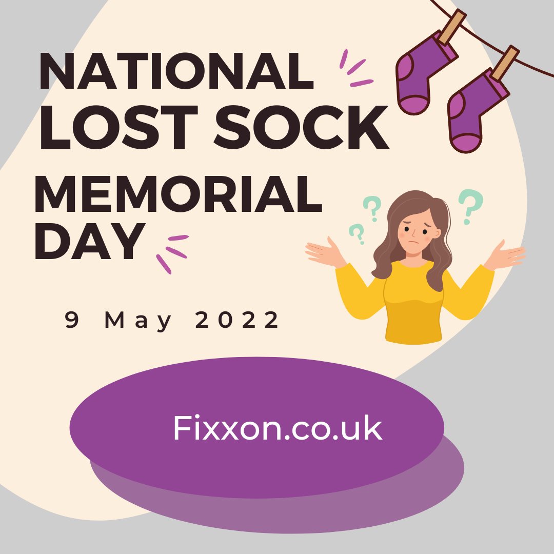 fixxonlabelling's tweet photo. No, really. Where do they go? ⁠
Eaten by washing machines, stolen by pets, on someone else's feet...⁠
⁠
To the socks that didn't make it. 🧦⁠
⁠
#fixxon #fixxonltd #lostclothing #lostandfound #clothestags #labels #lostsockmemorialday #lostsock #mystery #laundryproblems
⁠ https://t.co/de1ImUXEoA