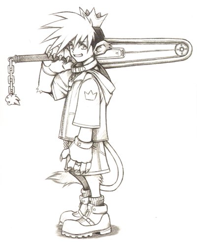 NomuraArt1's tweet photo. Early concept art of Sora from Kingdom Hearts https://t.co/llpibjJmH9