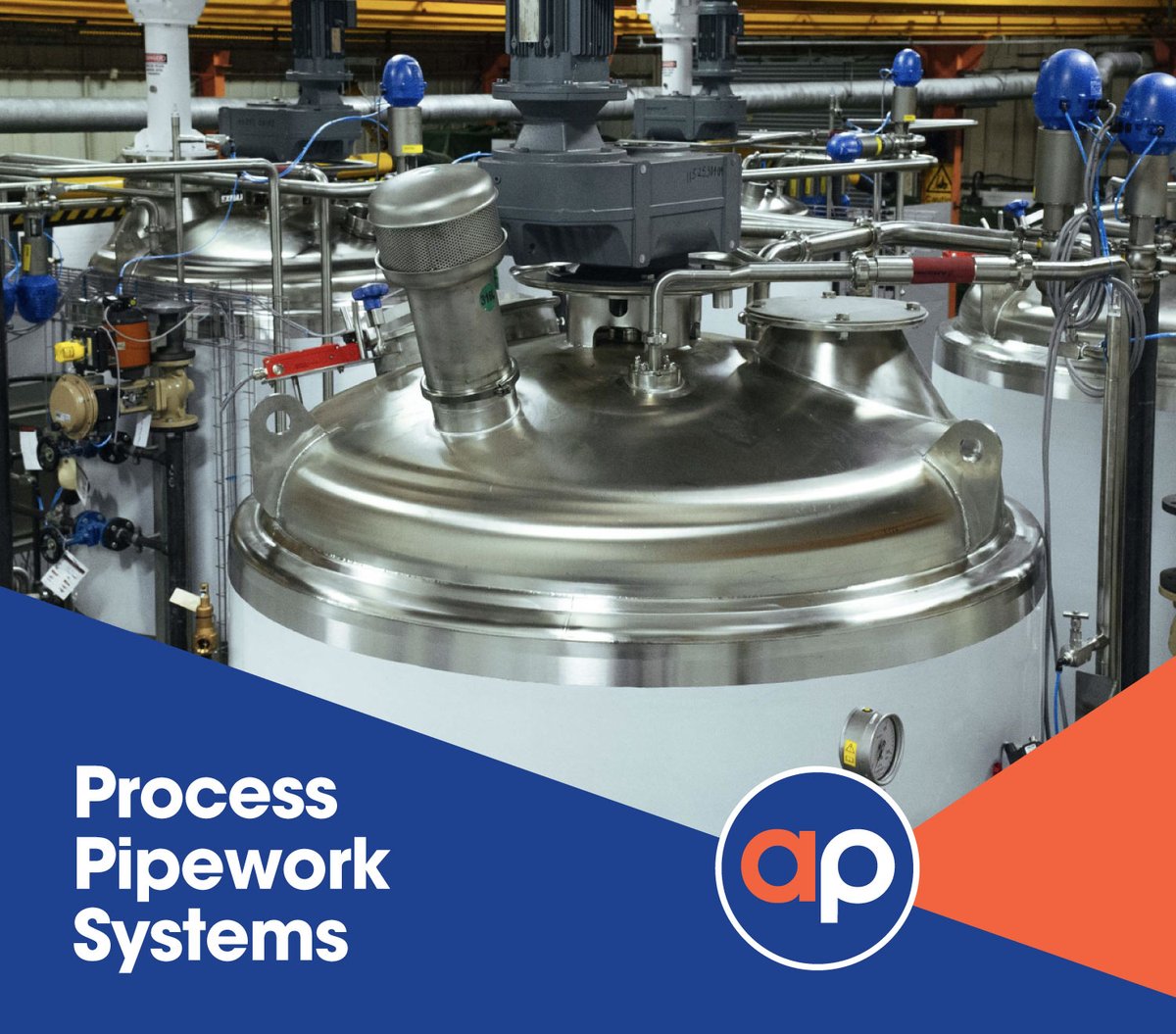 We provide a full turnkey process pipework solution across a wide range of sectors including food, pharmaceutical and chemical. We have 50,000 sq.ft. of fabrication workshop in Grimsby and Runcorn providing pipe services and fabrication. #fabrication #engineering #turnkey
