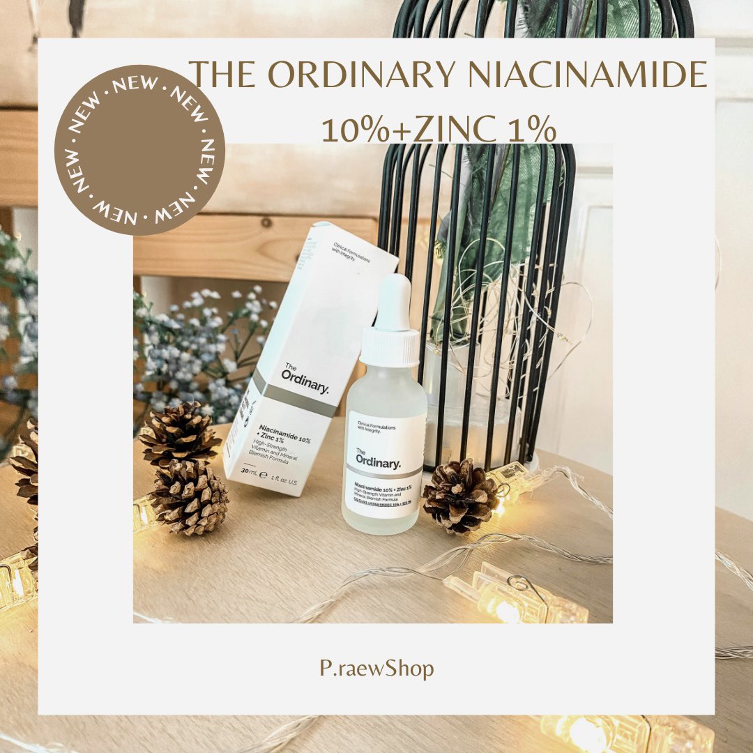 Praew_skin's tweet photo. The ordinary Niacinamide 10% + zinc 1% 30ml | โปรเด็ด 2 ชิ้นส่งฟรี

✨  265฿ (จากราคา 290฿) 

เซรั่มตัวเด็ดตัวดังช่วยกระชับรูขุมขน ลดเลือนรอยแดงรอยดำจากสิว ลดการอักเสบ

#สกินเเคร์เกาหลี #สกินแคร์รักษาสิว #คสอเกาหลี #ชี้เป้าโปรถูก #howtoperfect #theordinary #ordinary #พร้อมส่ง https://t.co/rNnml4909s