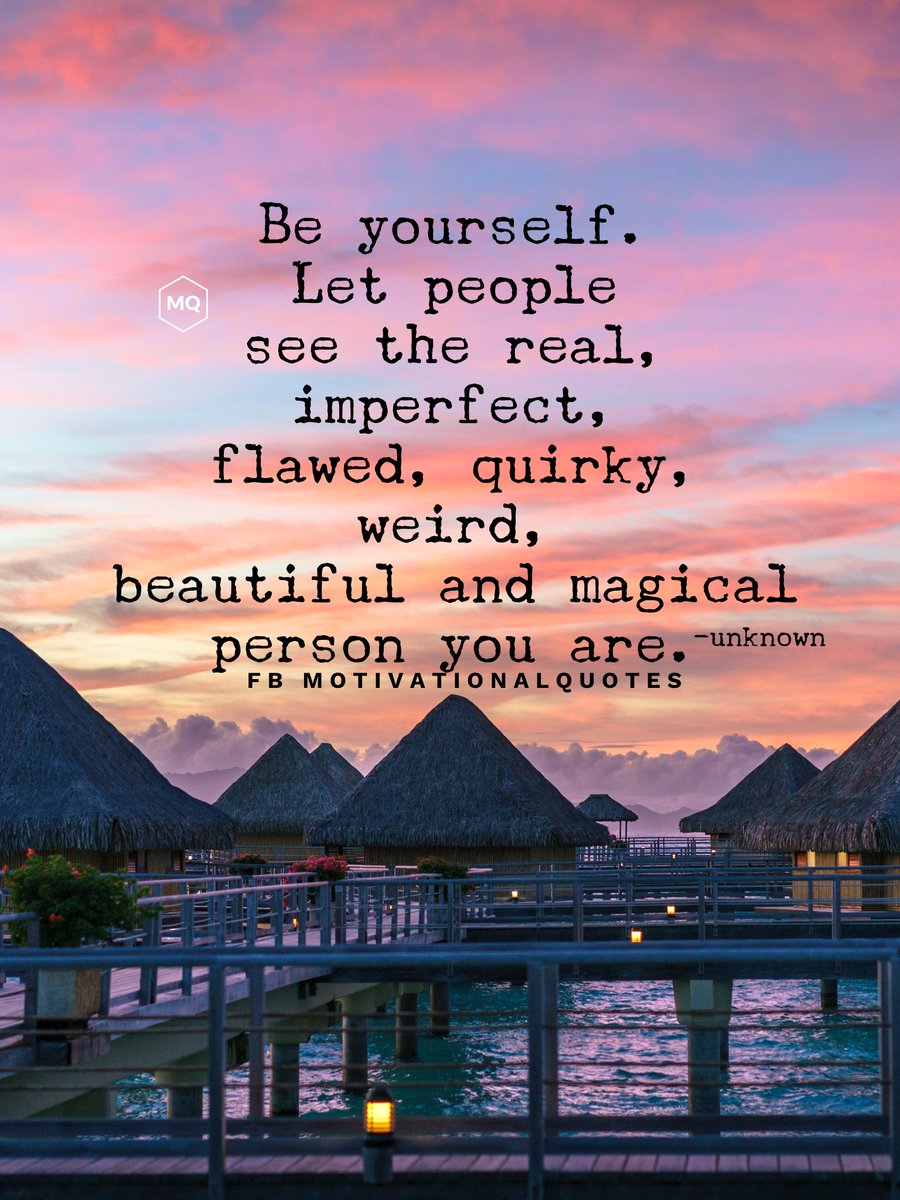 motivational's tweet photo. Be flawed, quirky, and weird https://t.co/eOpzAzbOdD
