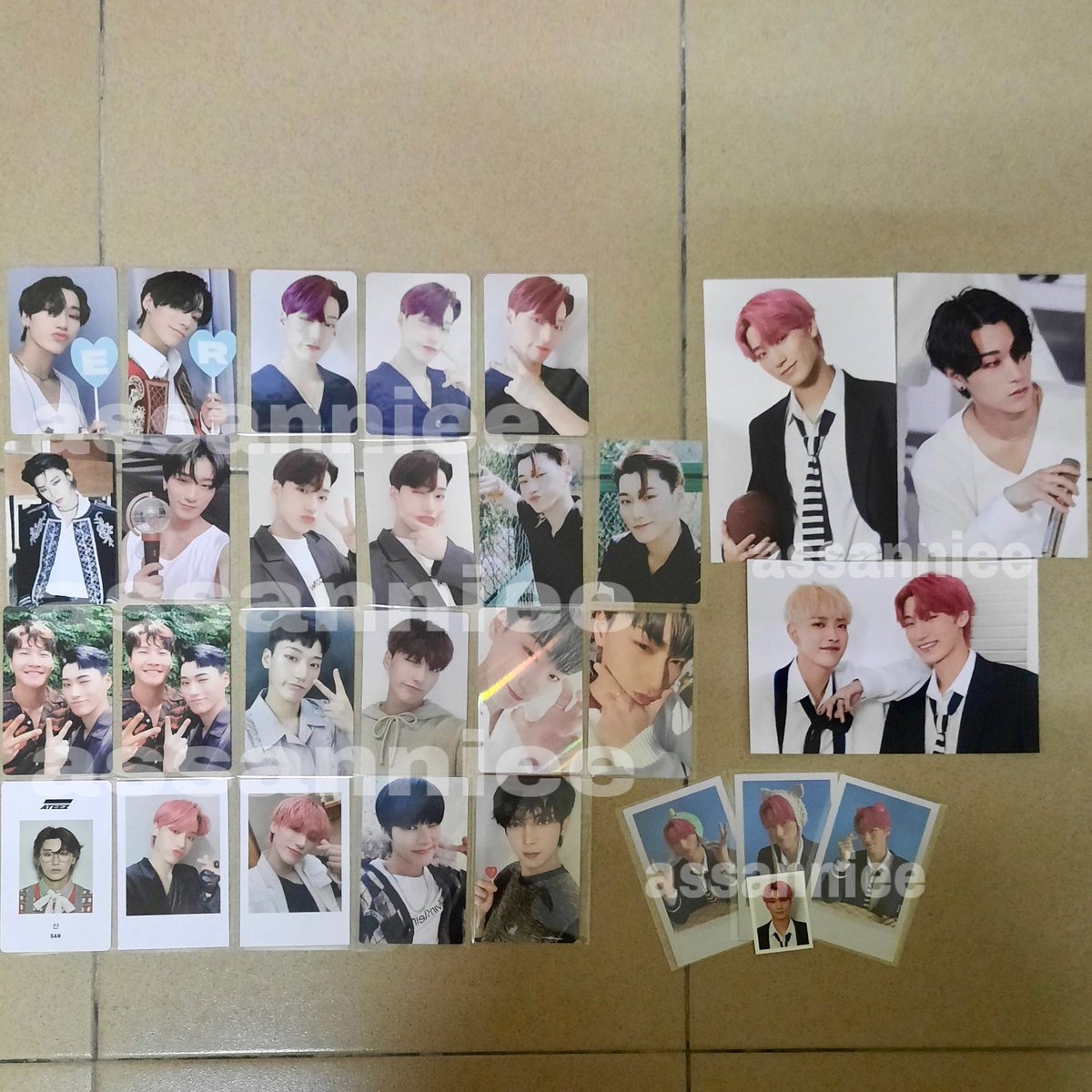 Help RT// Interest check #pasarATEEZ 

Helping my friend to let go her ateez collection. Anyone interested to buy? Will be selling in bulk but there’s gonna be few sets 🙇🏻‍♀️ I’ll update the prices in few days.

📌Feel free to open sharing
📌Will only post to one add for each set