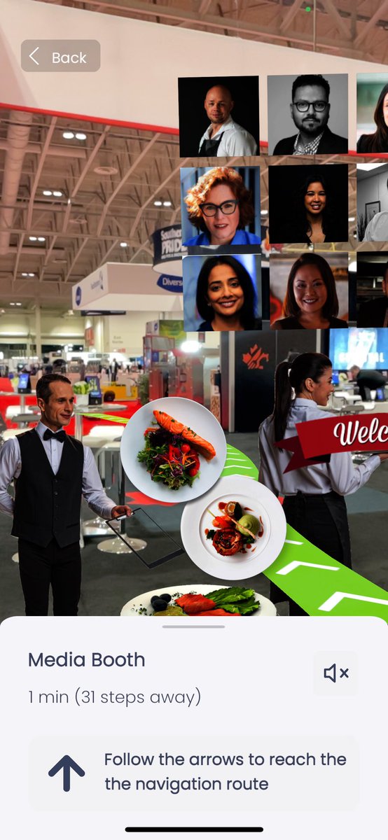 Nextech_AR's tweet photo. Kicking The Morning Show off right with the past president of @RestaurantsCA from our booth and social media lounge at the Enercare Centre in Toronto, Ontario
#MetaMaker with a #MetaLayer using #Holograms and #IndoorWayfinding #rcshow
#MetaMaps #ARNavigation #Metaverse https://t.co/BH3Itbp8aw