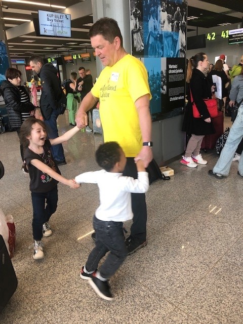 PALairlines's tweet photo. For the last several weeks, PAL Airlines has been privileged to work alongside the @GovNL in relocating 175 Ukrainian Refugees to our beautiful province. We are proud to provide our airline expertise to the effort, ensuring this important flight operates smoothly.

(1/3) https://t.co/uxS6PiLpWA
