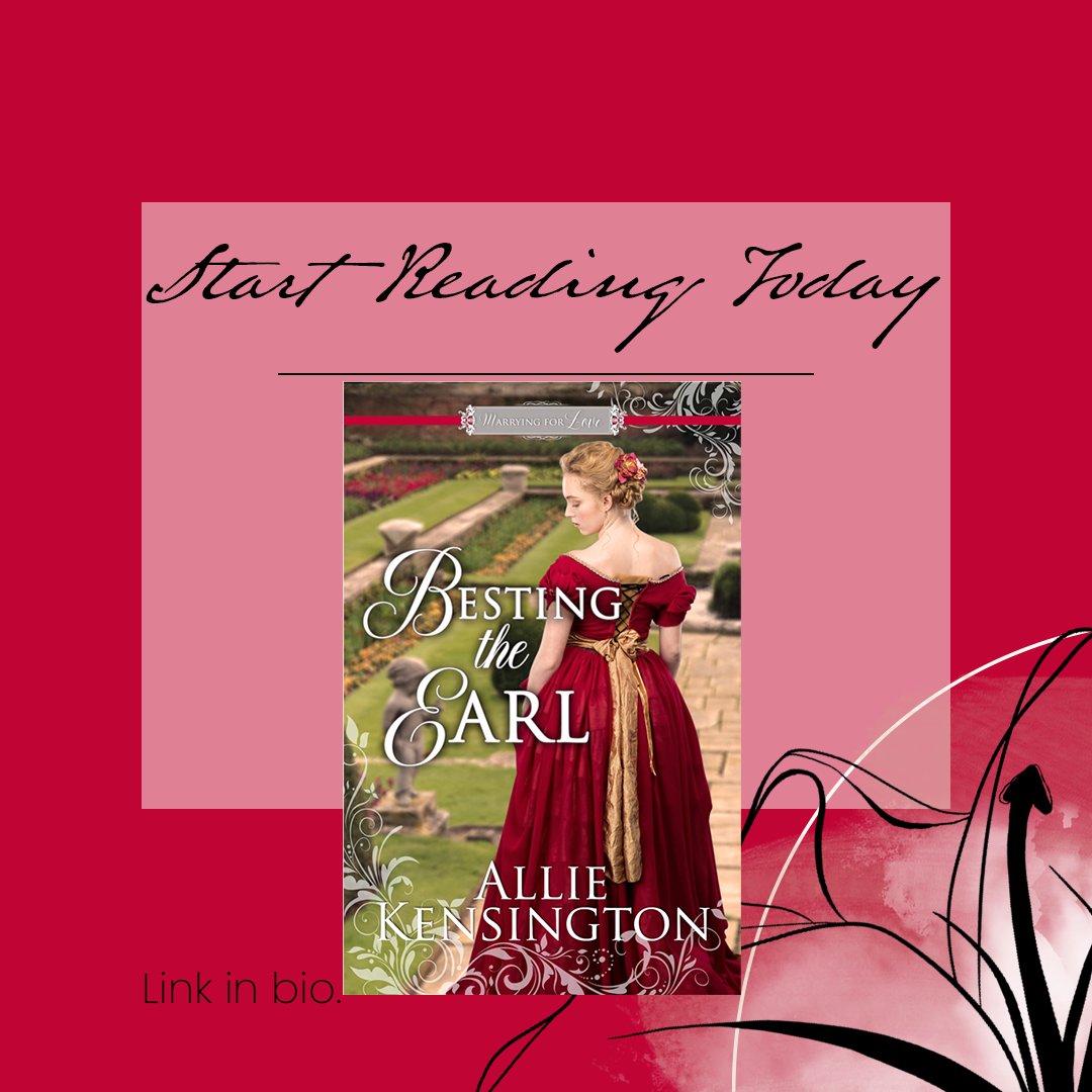 It's officially LAUNCH day today for Besting the Earl. Available on Amazon for free in KU.
smarturl.it/MFL02SM
#cleanhistoricalromance #bookrelease #regency #regencyfiction #regencyauthor #romanticfiction #properromance #springromance #bestingtheearl #alliekensington