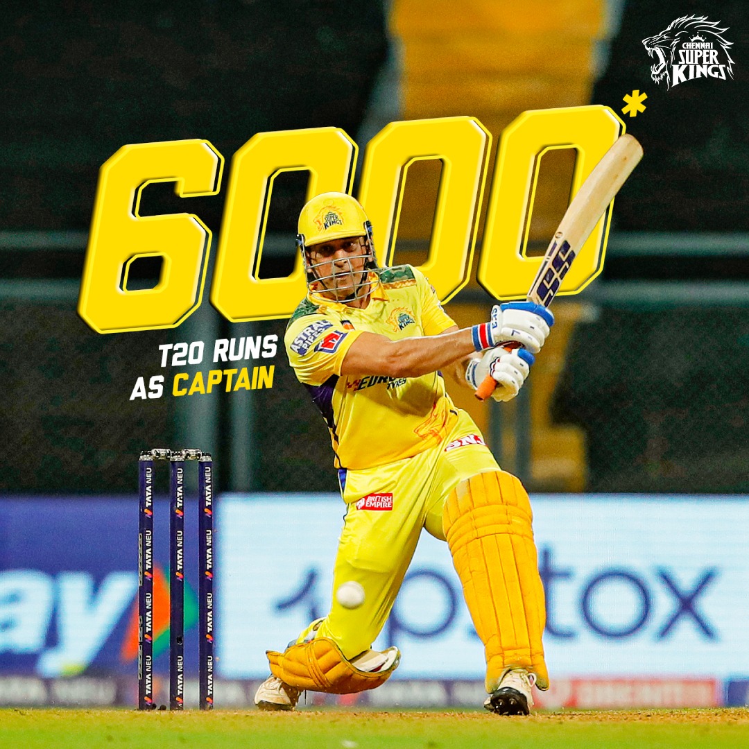 ChennaiIPL's tweet photo. Whistles for #THA7A at 6⃣0⃣0⃣0⃣ db! 🔥

#Yellove #WhistlePodu 🦁💛 https://t.co/CcjTiGL4N1