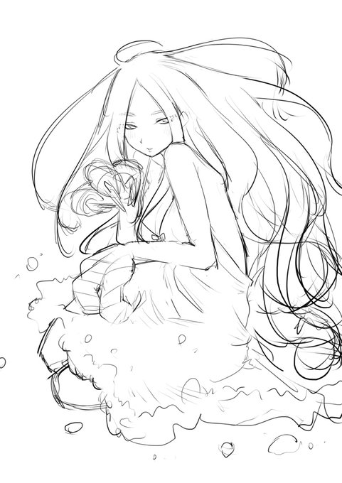 ダメでした。

#式姫お絵かき60分一本勝負 