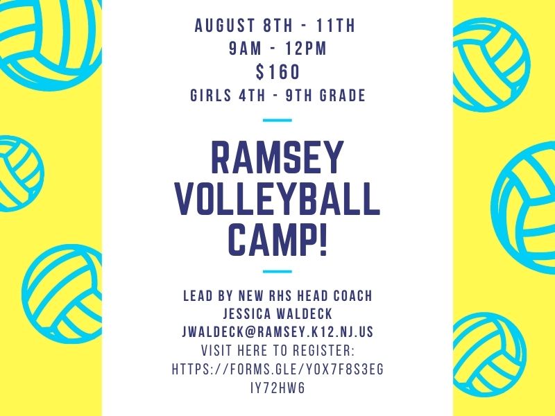 LadyRamsVB's tweet photo. Ramsey Volleyball Camp  registration is open!! 

Visit here to register:
https://t.co/ZaRKWcmoOA

Visit here to go to Coach Waldeck's website:
https://t.co/tsRGDvVdeL https://t.co/OMONySsknm