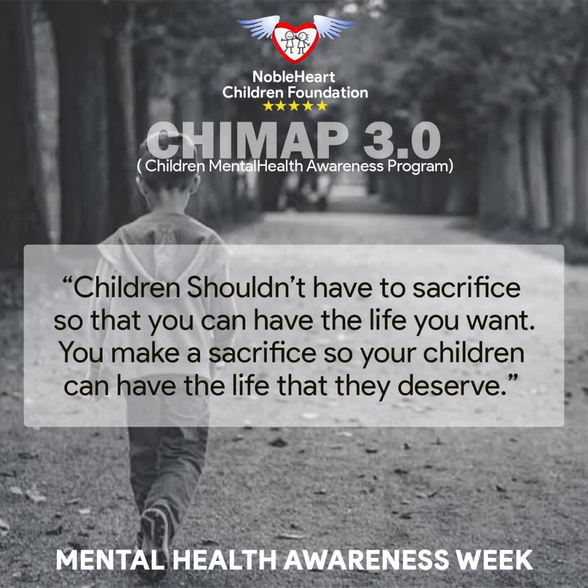 NobleHeartCF's tweet photo. ....make a significant sacrifice so your children can have the life they deserve.
#chimap #mondaythoughts #NHcf https://t.co/jAneS20MzM