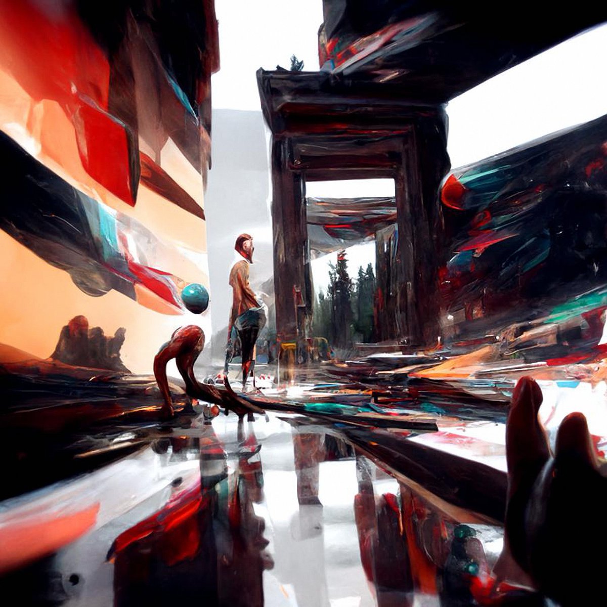 Manu_script_'s tweet photo. Parallel reality

#aiart #nightcafe #NFTCommunity #aiartists https://t.co/di0tqg4jEQ