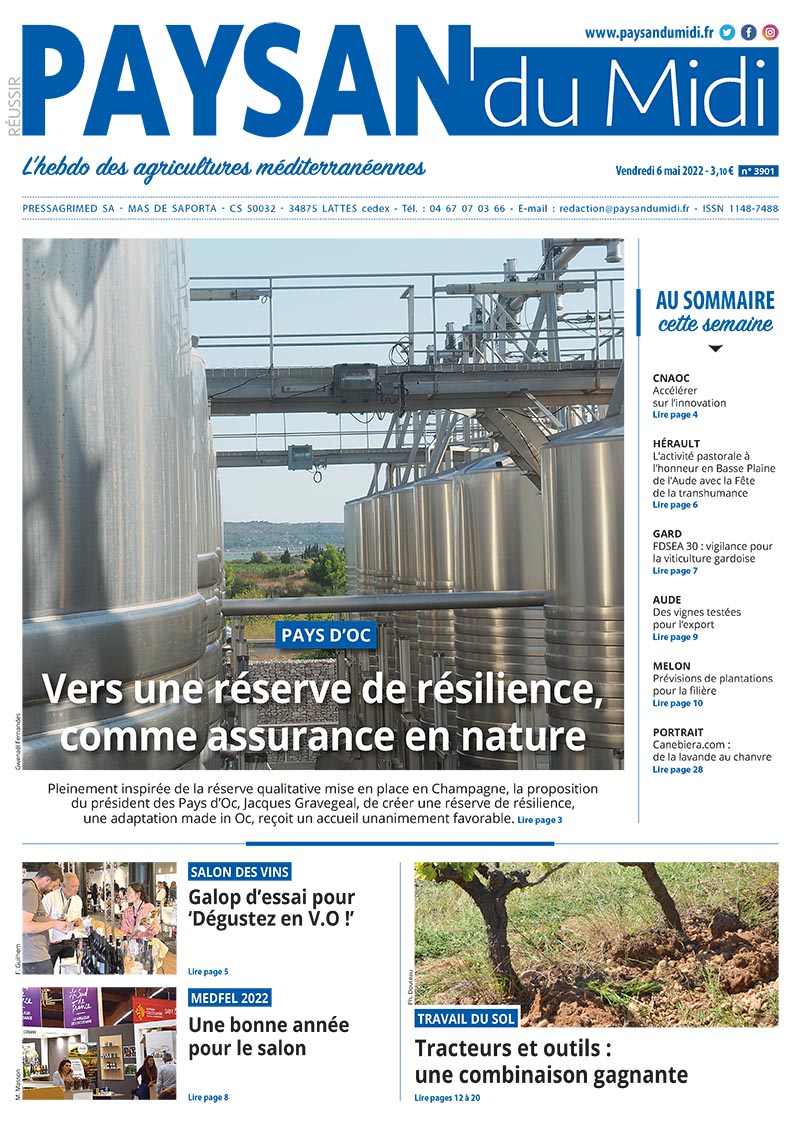 PaysanduMidi's tweet photo. 🗞️ @VinsPaysdOcIGP pour une réserve de résilience #assurance #récolte 🍷- @cnaoc mise sur l'#innovation - 1er salon 'Dégustez en VO'#Montpellier @VinsduLanguedoc - Prévisions #melon @MedfelEvent 🍈- Dossier #désherbage & travail du sol #interceps #démo 🚜- 📸 #Canebiera et #CBD https://t.co/JhO6B2g9pd