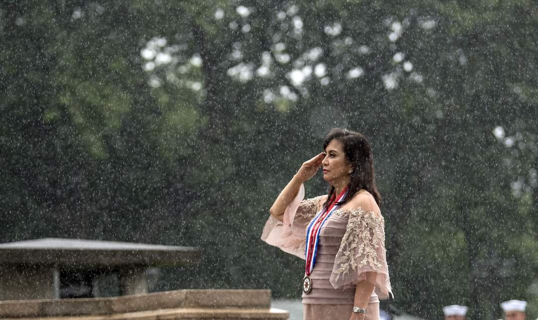 Micheleg08D's tweet photo. She knew that she had to face an uphill battle but she fought a good fight. Mad respect for this woman. She will always be my hero. 🌸

Leni Gerona Robredo, the reason why we fight. 

Photo taken from Inquirer https://t.co/RrCt2OOUNG