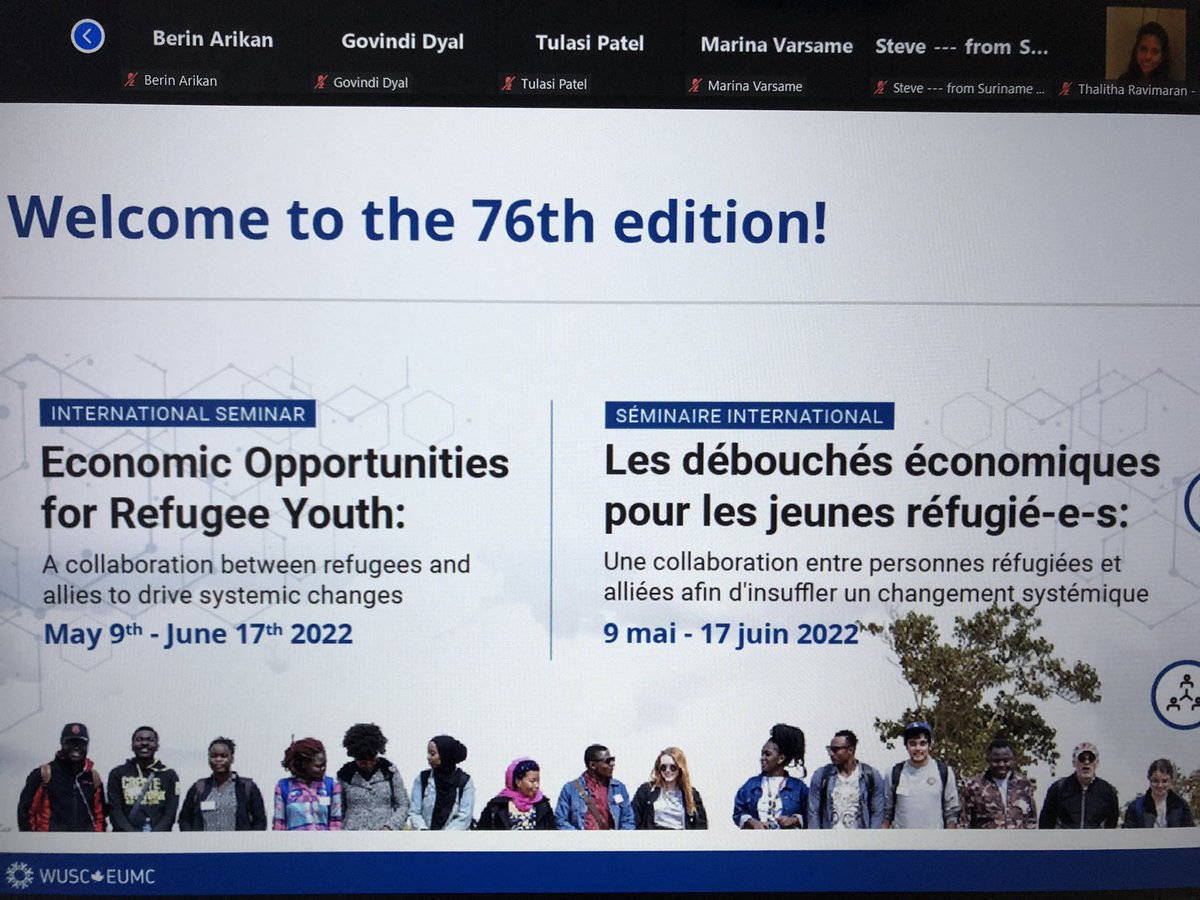 What a fun way to start the week! The <a href="/WorldUniService/">WUSC - EUMC</a> network is celebrating 🥳 the start of the 76th international seminar - a unique program that connects youth from around the 🌍.