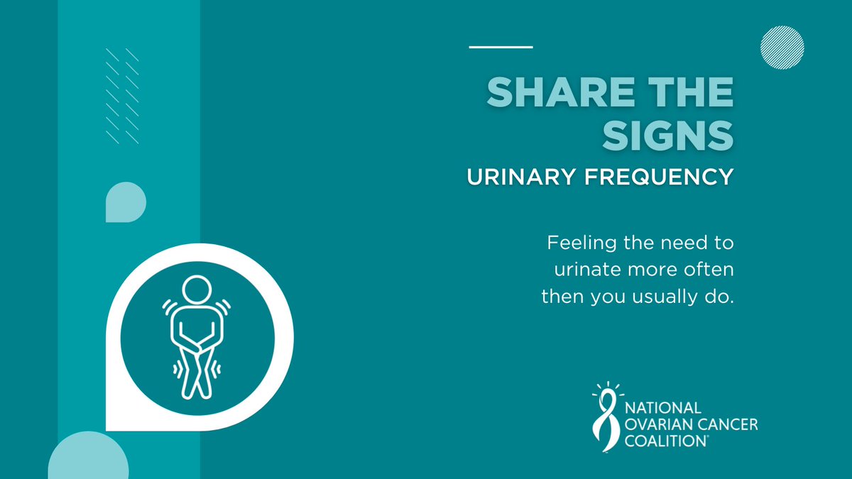 NOCCNational's tweet photo. Subtle changes in your eating or bathroom routine can sometimes be overlooked, but when you #sharethesigns, you may help someone advocate for their health. #KnowOvarian https://t.co/j1F8r3jYVq