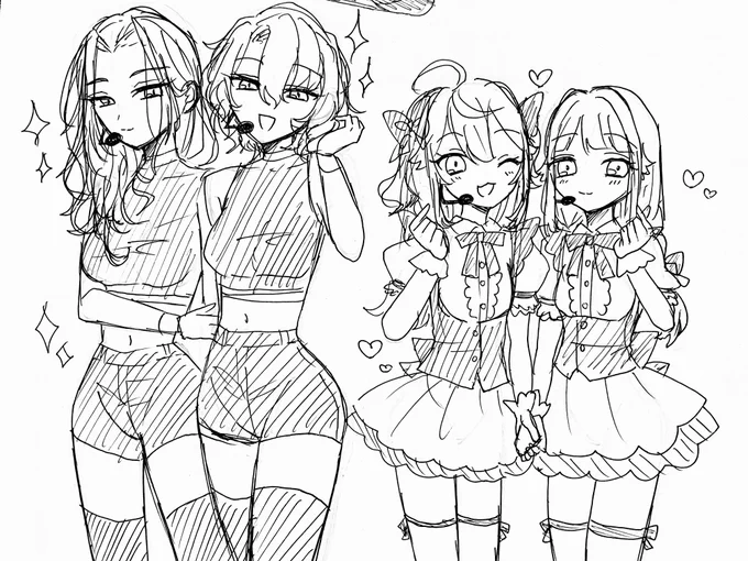 女体化アナログらくがき 