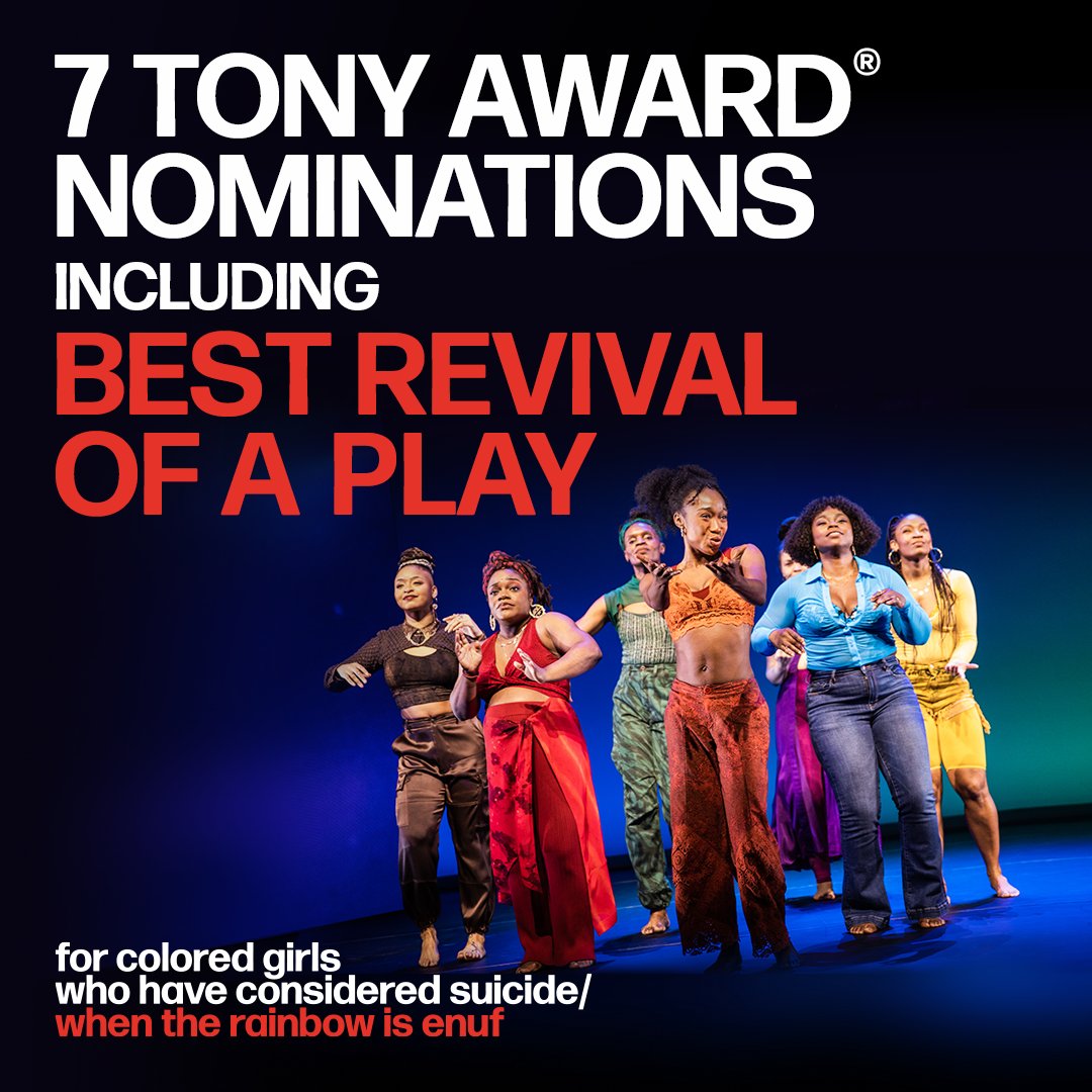 FCGonBroadway's tweet photo. So GET A LOAD OF THIS BLACK 👏🏾GIRL 👏🏾 JOY👏🏾 RIGHT 👏🏾HERE!! #FCGBroadway has been nominated for 7 Tony AwardsⓇ including Best Revival of a Play! 🤎 @TheTonyAwards #TonyAwards #BlackJoy https://t.co/DBbAX5YRlL