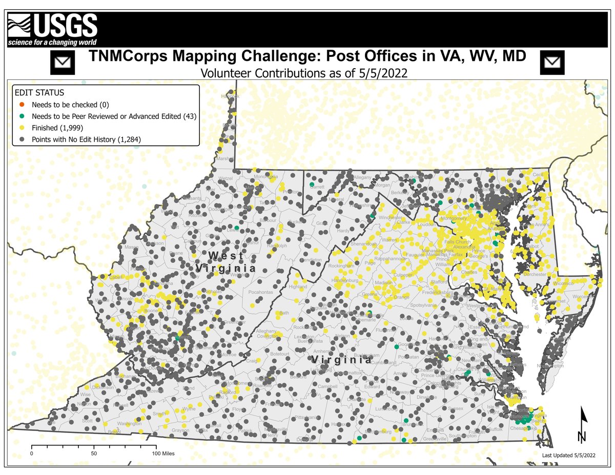 USGSTNM's tweet image. #TNMCorps #volunteers are making headway on #MappingChallenges: ow.ly/hnga50J0mbT

To participate, visit ow.ly/Zvon50J0mf3
